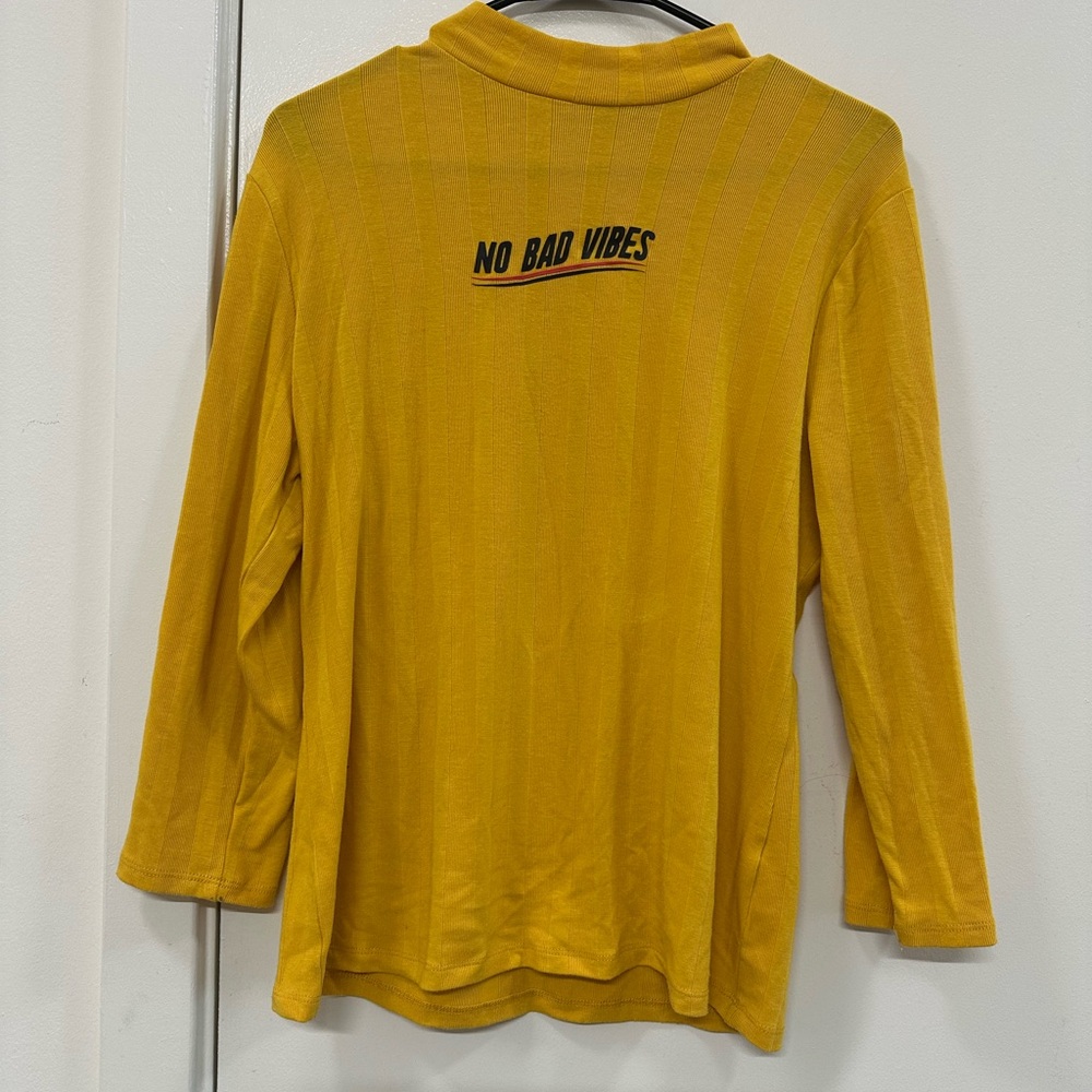 Mock neck blouse